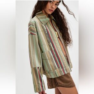 Striped Multicolor Jacket